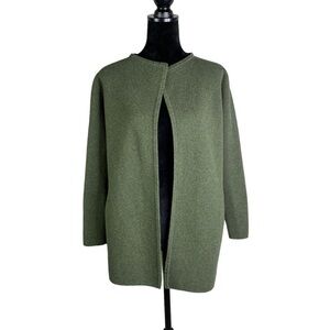 J.Crew Vanessa Sweater Jacket in olive green women’s size small